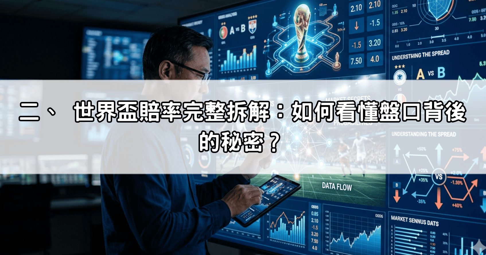 二、 世界盃賠率完整拆解：如何看懂盤口背後的秘密？